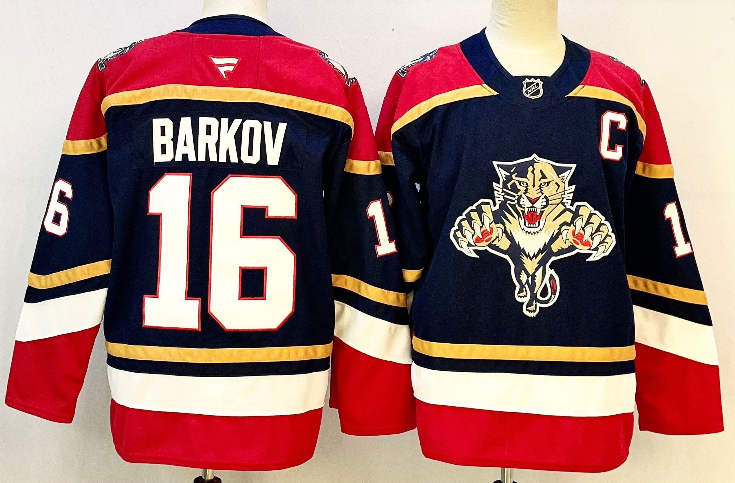 Men Florida Panthers #16 Barkov Blue Red 2026 Adidias NHL Jersey style 001->florida panthers->NHL Jersey